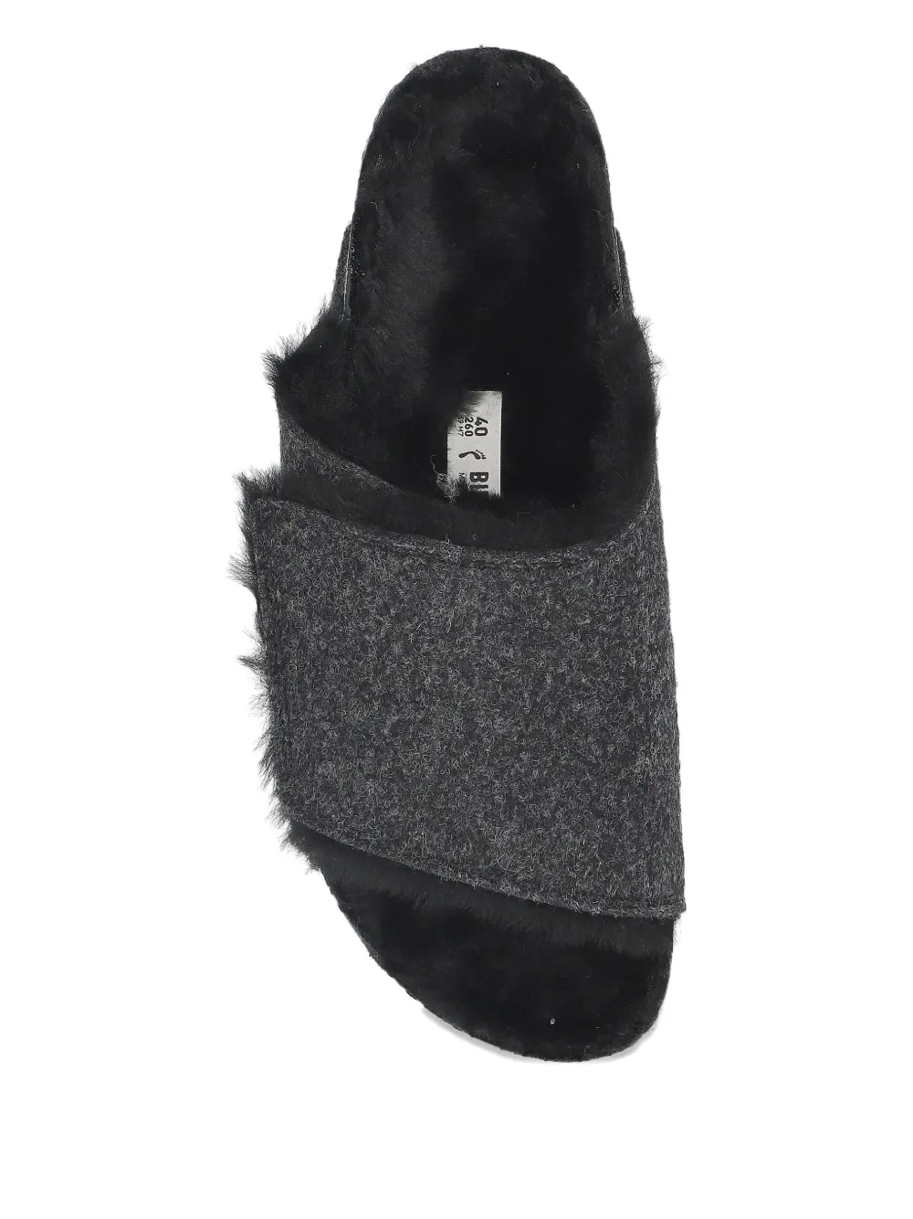Birkenstock Solana Felt Touch-strap Slippers In Black