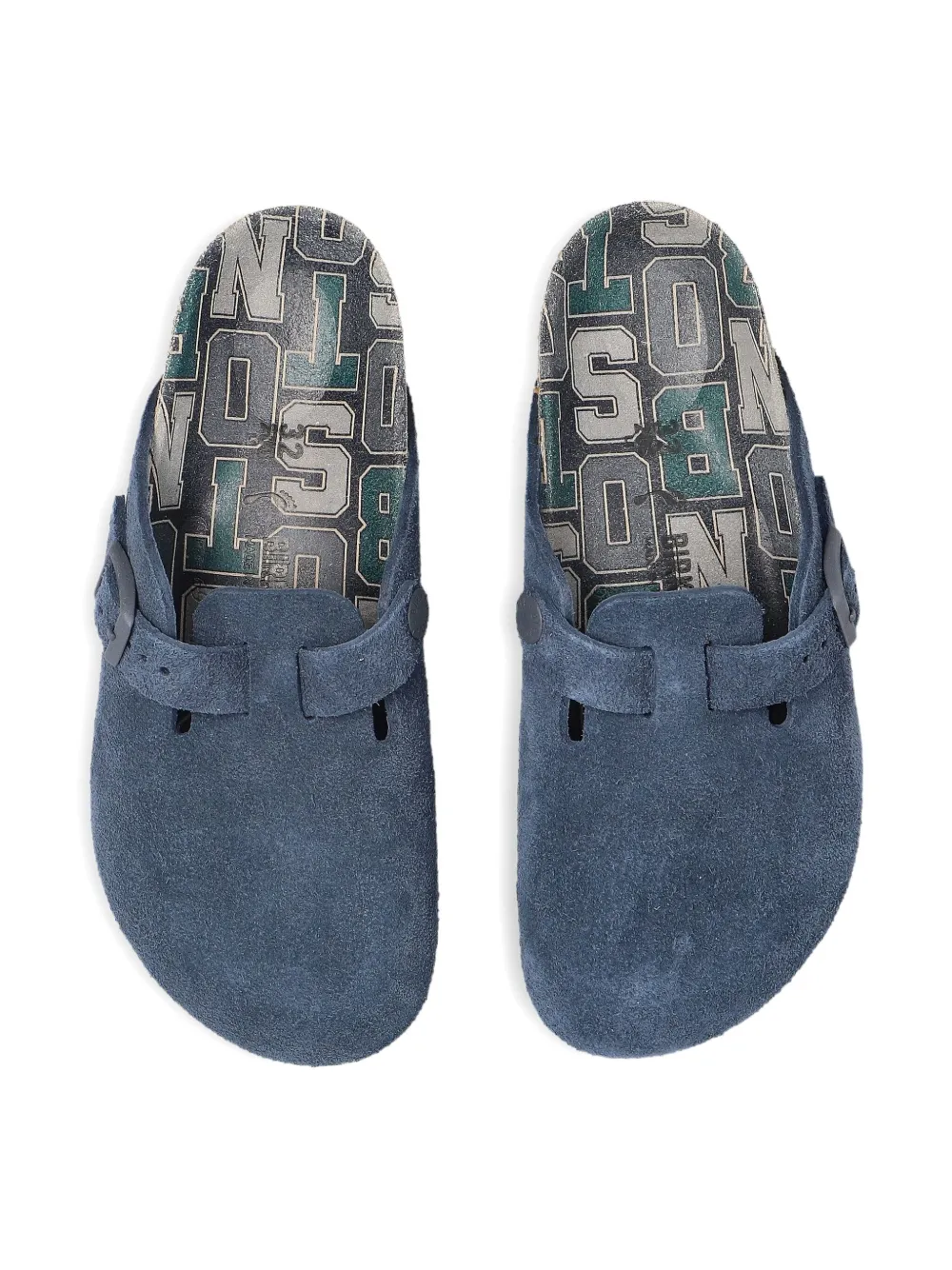 Birkenstock Kids Boston sneakers met gespbandje Blauw
