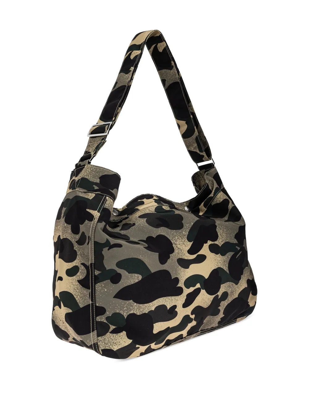 A Bathing Ape Camouflage Shoulder Tote Bag In Brown