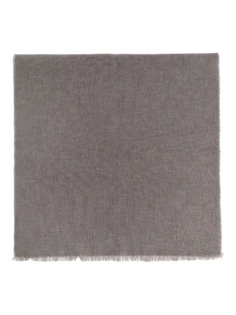 Lanvin Schal mit Logo-Stickerei