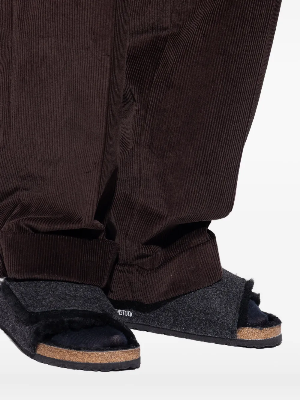 Birkenstock Slolana slippers met klittenband Grijs