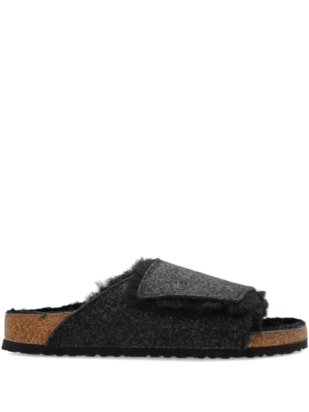 Birkenstock Slolana slippers met klittenband Grijs