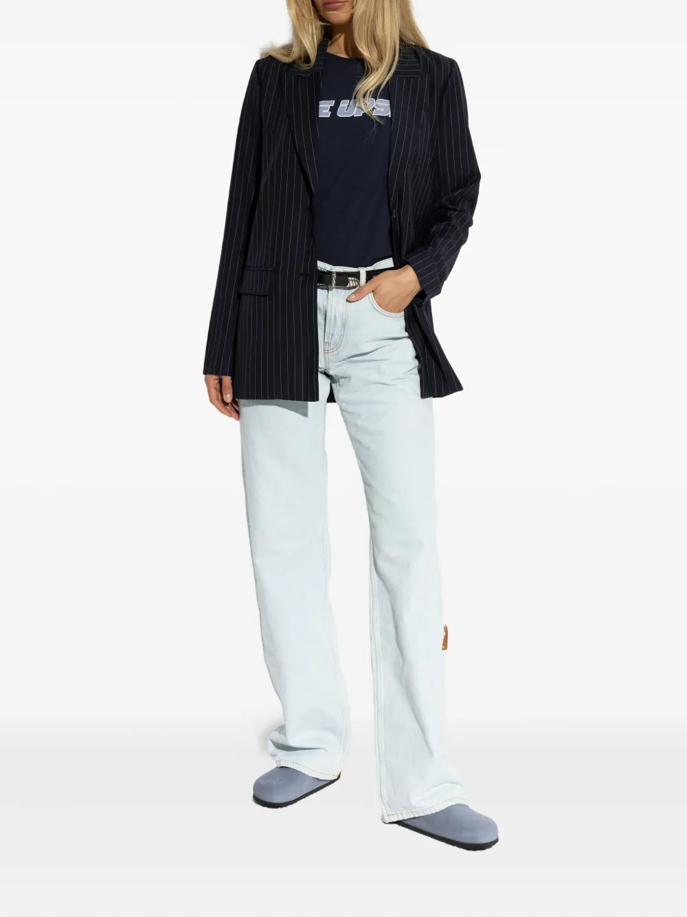 Birkenstock Muiltjes met gespbandje Blauw