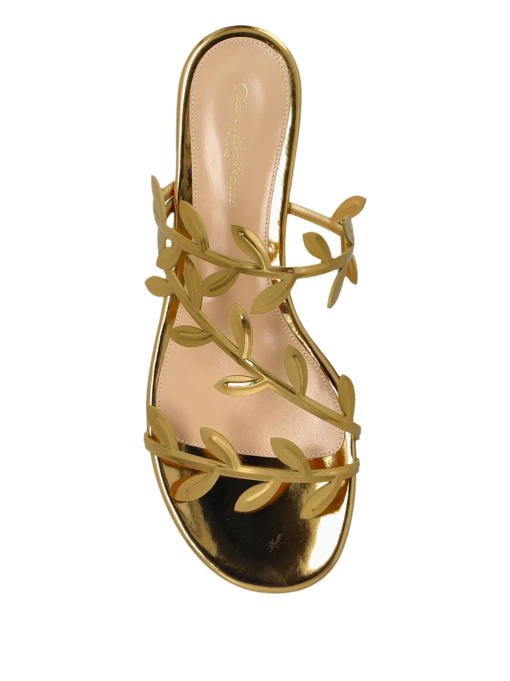 Gianvito Rossi leather sandals Goud