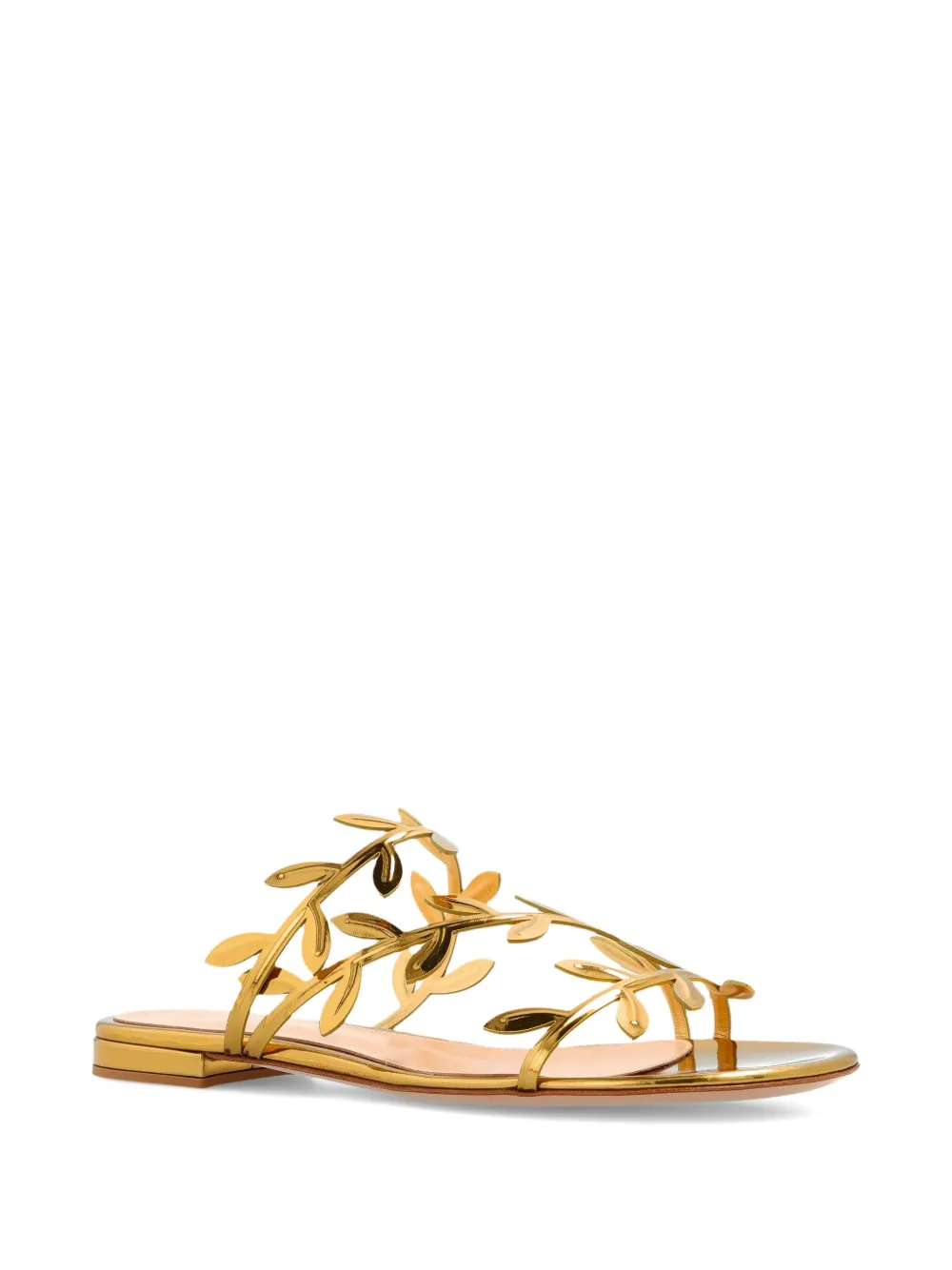 Gianvito Rossi leather sandals Goud
