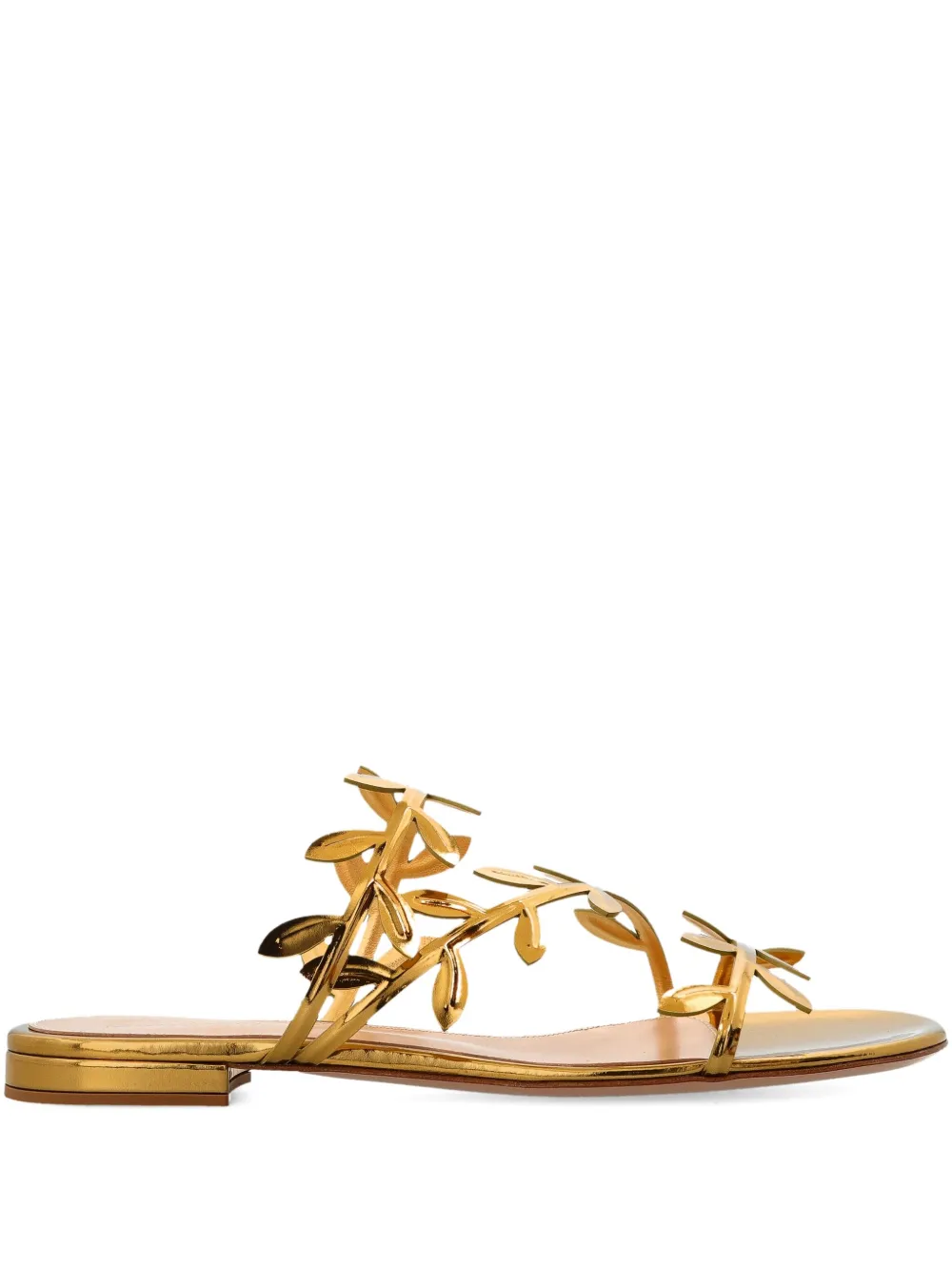 Gianvito Rossi leather sandals Goud