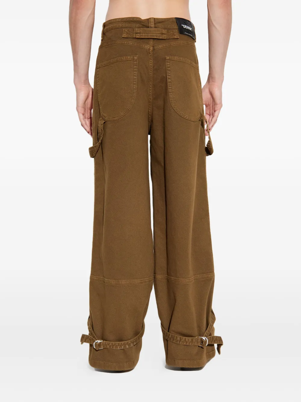 Off-White Canvas broek Bruin