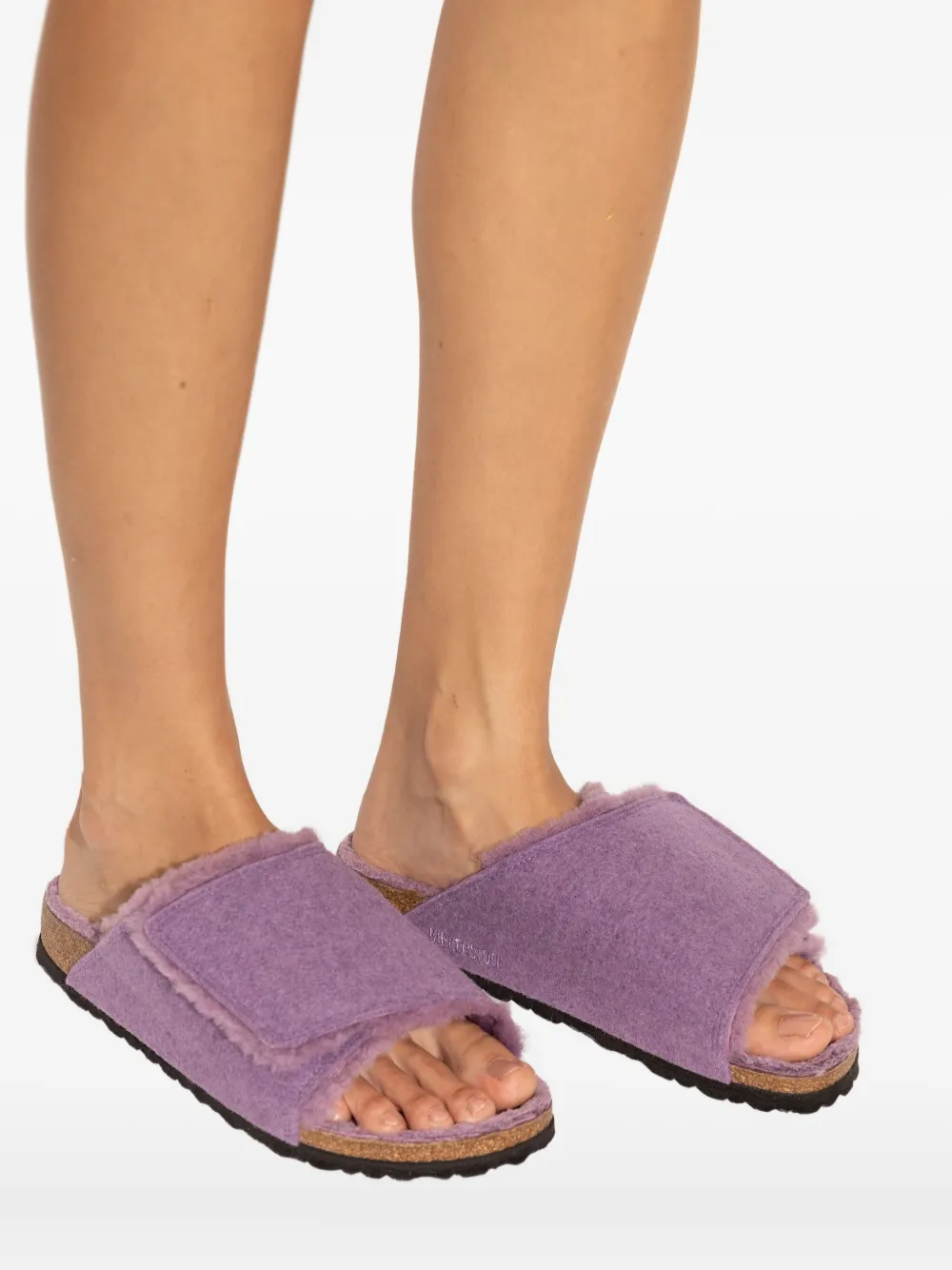Birkenstock Touch-strap Slide In Purple