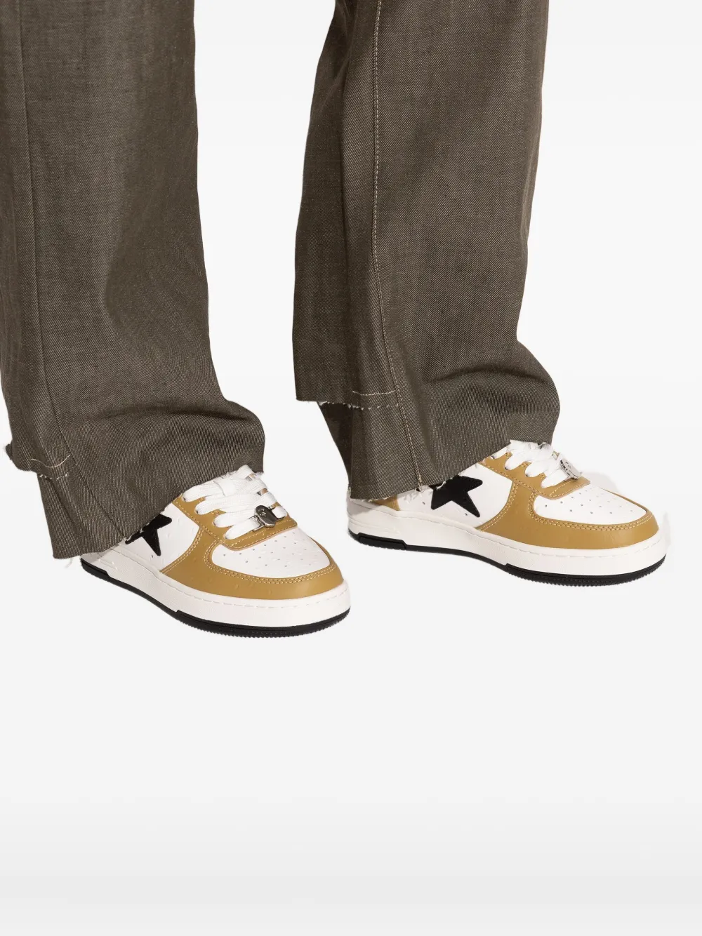 A Bathing Ape Bape Sta Sneakers In Multi