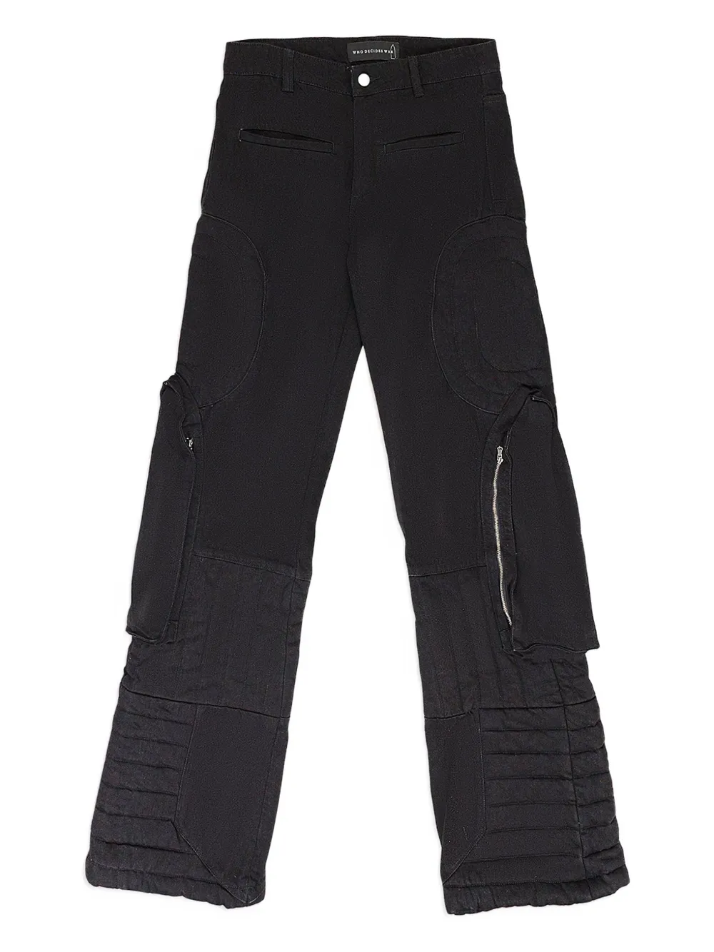 Who Decides War Panelled Jeans In Black