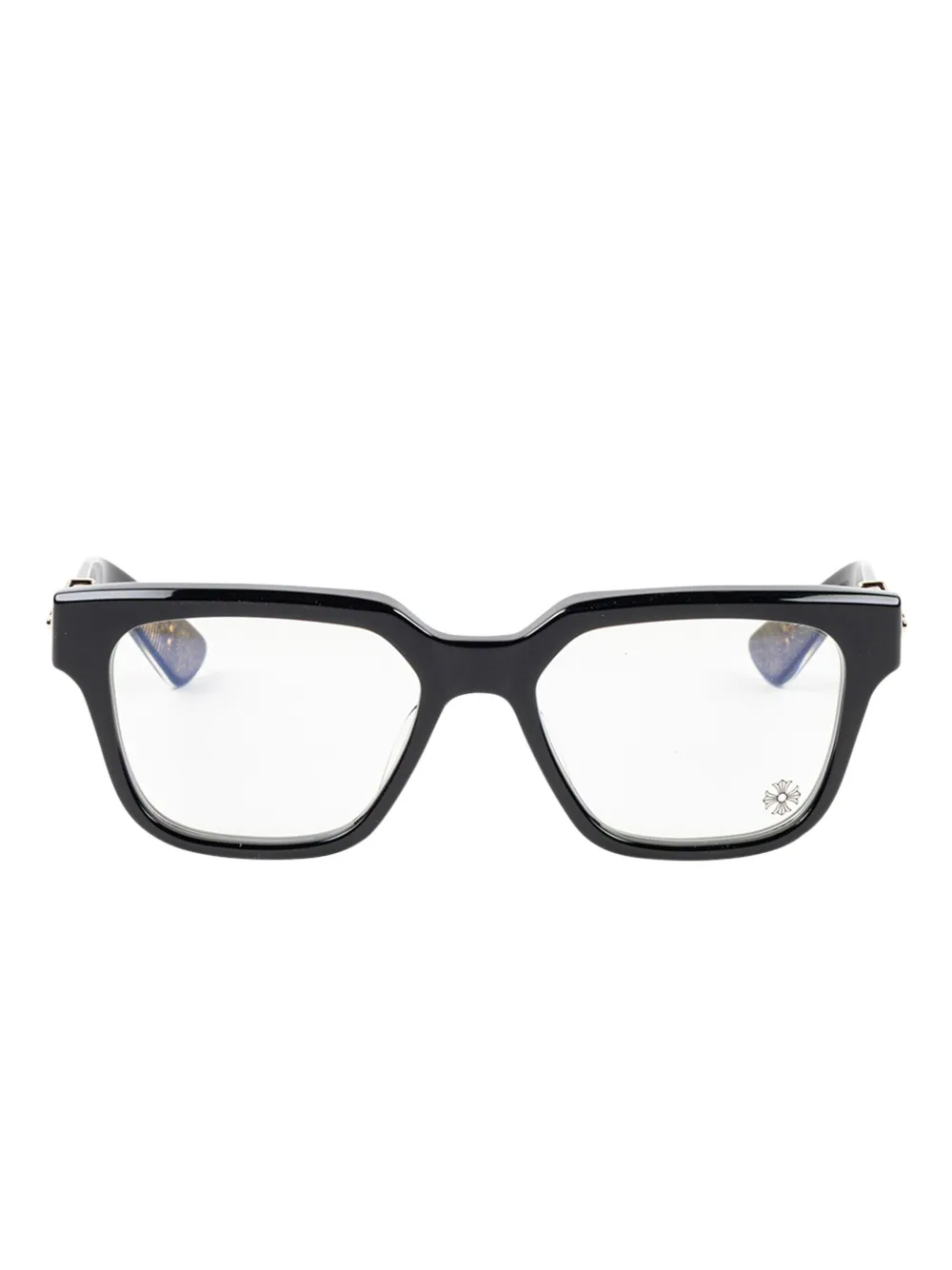 Chrome Hearts Vagillionaire Ii Square-frame Glasses In Black