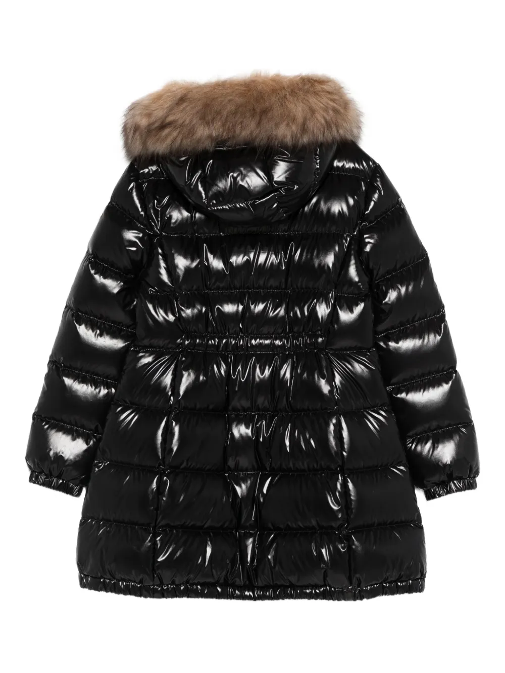 Moncler Enfant Aruna fur-trim jacket | Teen Padded Jackets | Image 2