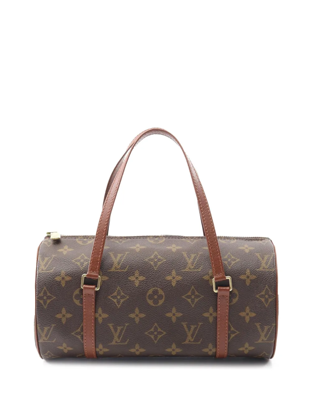 Pre-owned Louis Vuitton 2000 Monogram Papillon 26 Handbag In Brown