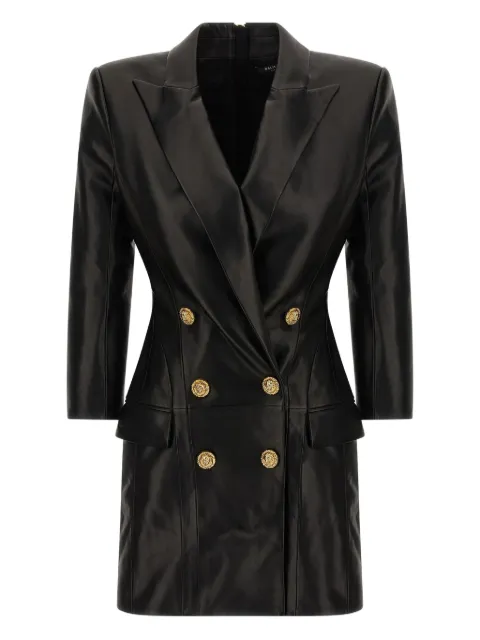 Balmain vestido corto con doble botonadura