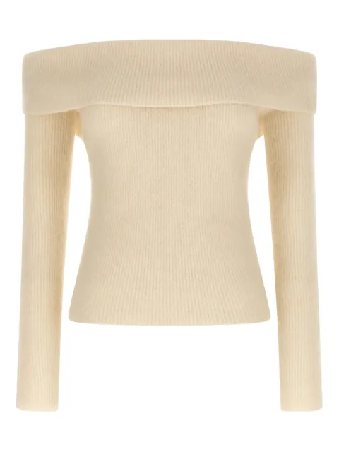 Rick Owens Cowl ribbed sweater