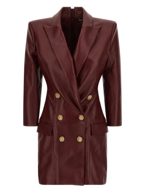 Balmain vestido corto con doble botonadura