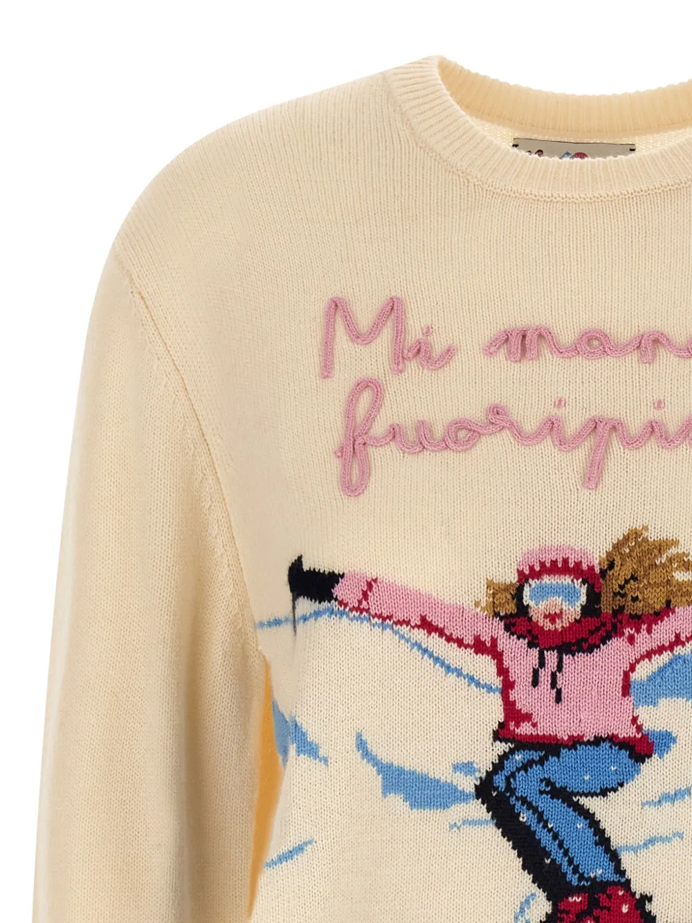 Mc2 Saint Barth New Queen Sweater In Brown