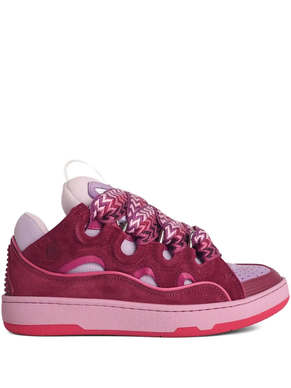 Lanvin Curb leren sneakers Roze