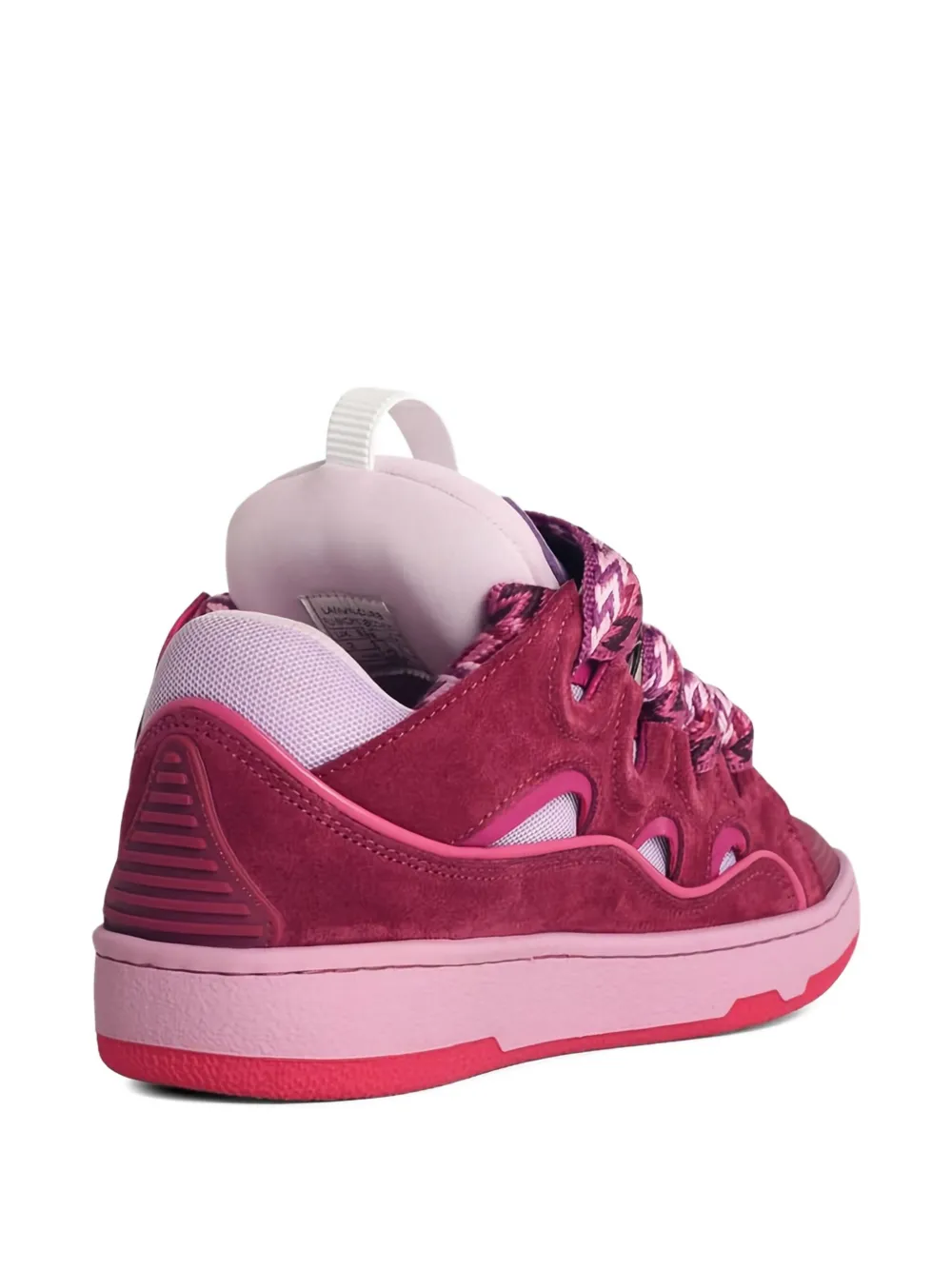 Lanvin Curb leren sneakers Roze