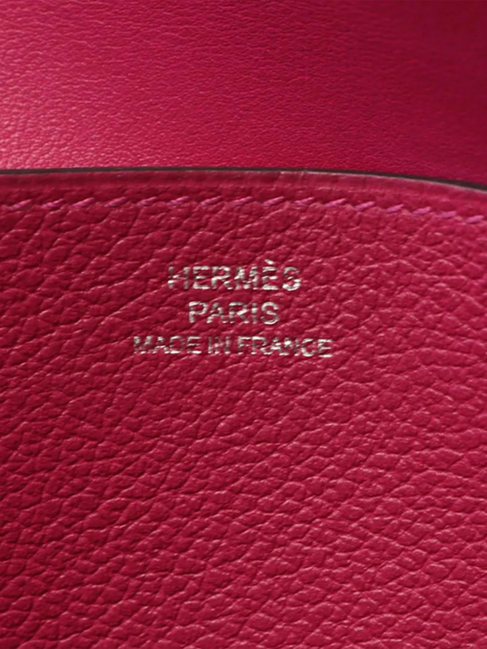 Pre-owned Hermes 2018 Evercolor Dogon Wallet Long Wallets In Pink