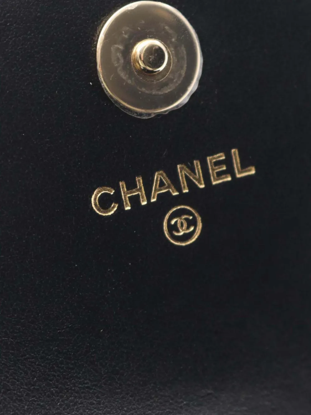 Pre-owned Chanel 2021 Chevron Caviar Boy Belt Bag In Black