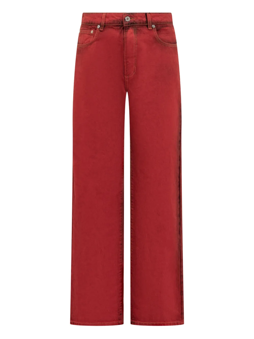 MSGM jeans con cinco bolsillos | rojo | Image 1