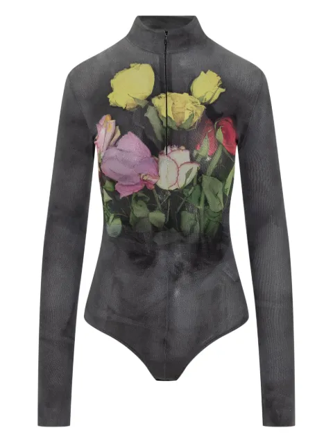 MSGM floral zip top