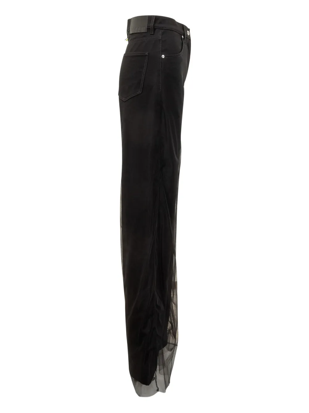 MSGM panelled trousers - Zwart