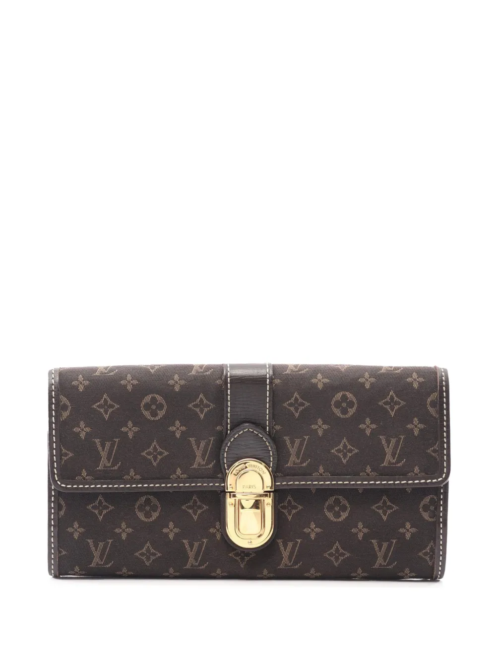 Louis Vuitton Pre-Owned 2011 モノグラム イディール サラ ウォレット 長財布 - ブラウン Louis Vuitton Pre-Owned 2011 モノグラム イディール サラ ウォレット 長財布 - ブラウン