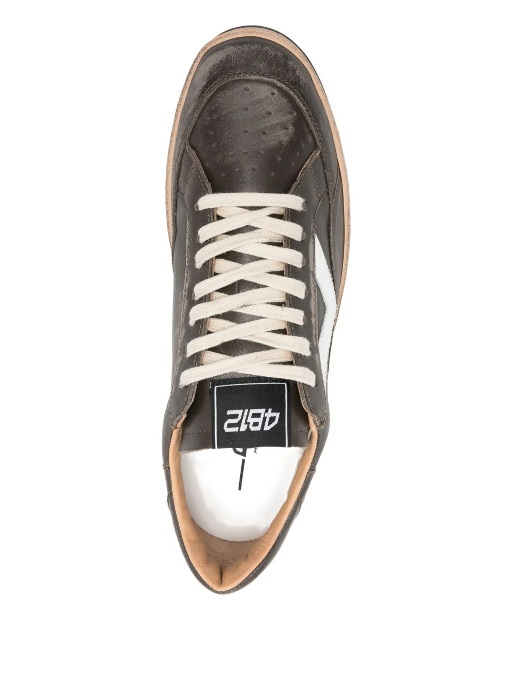 4B12 Playnew sneakers met vlakken Bruin