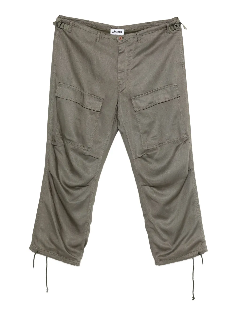 Magliano drawstring-ankle cargo trousers | Green | Image 1