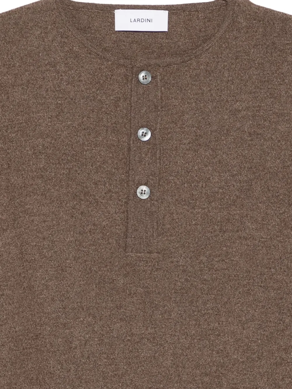 Lardini Trui met knopen Bruin