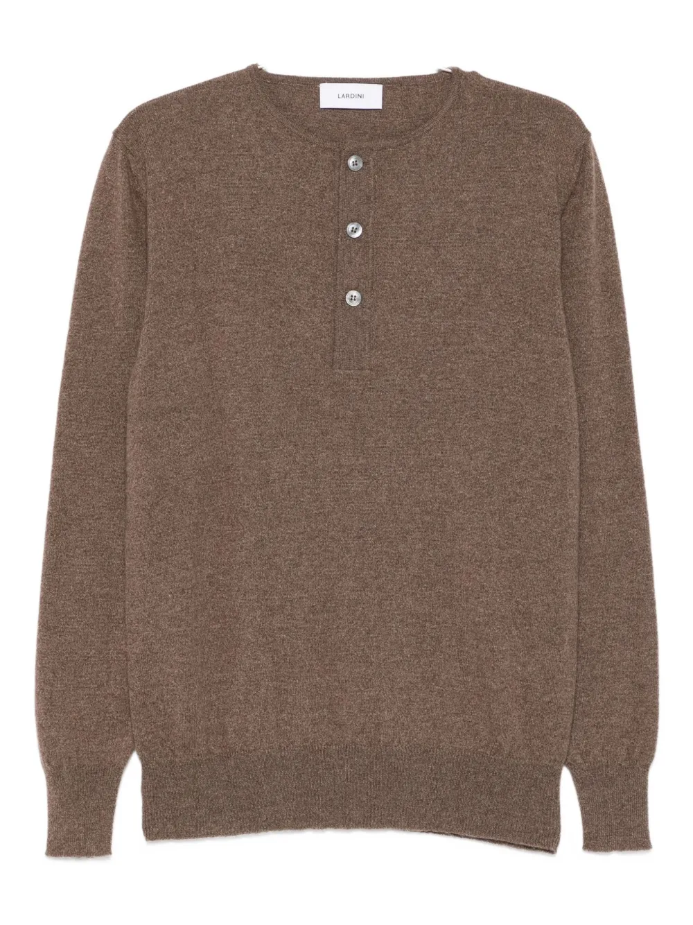 Lardini buttoned sweater | Braun | Image 1