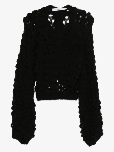 Séfr Luna open-knit sweater
