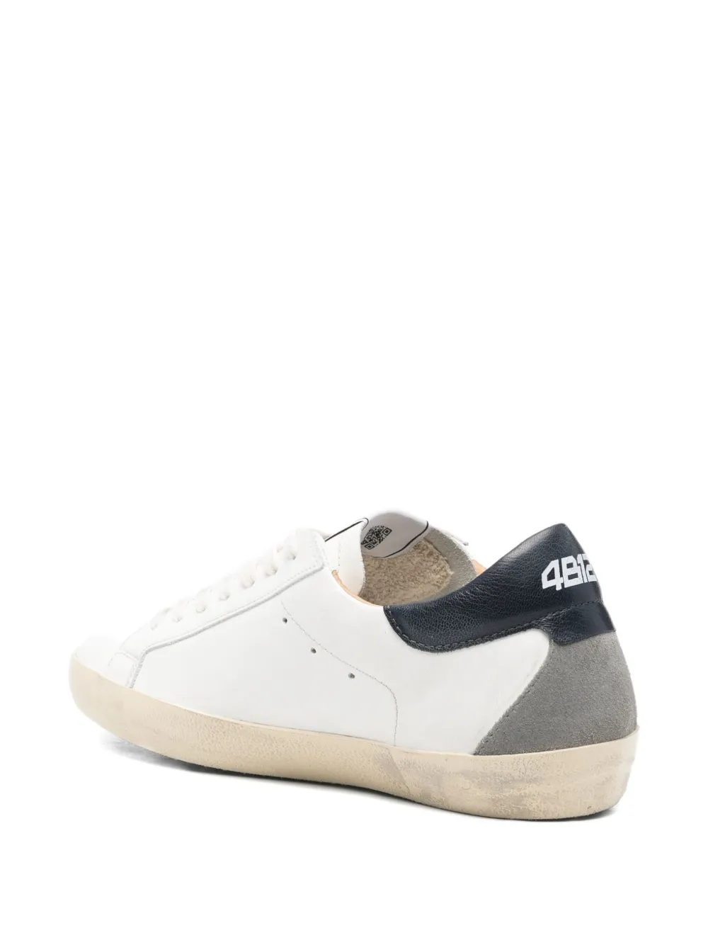 4b12 Suprime Panelled Sneakers In White