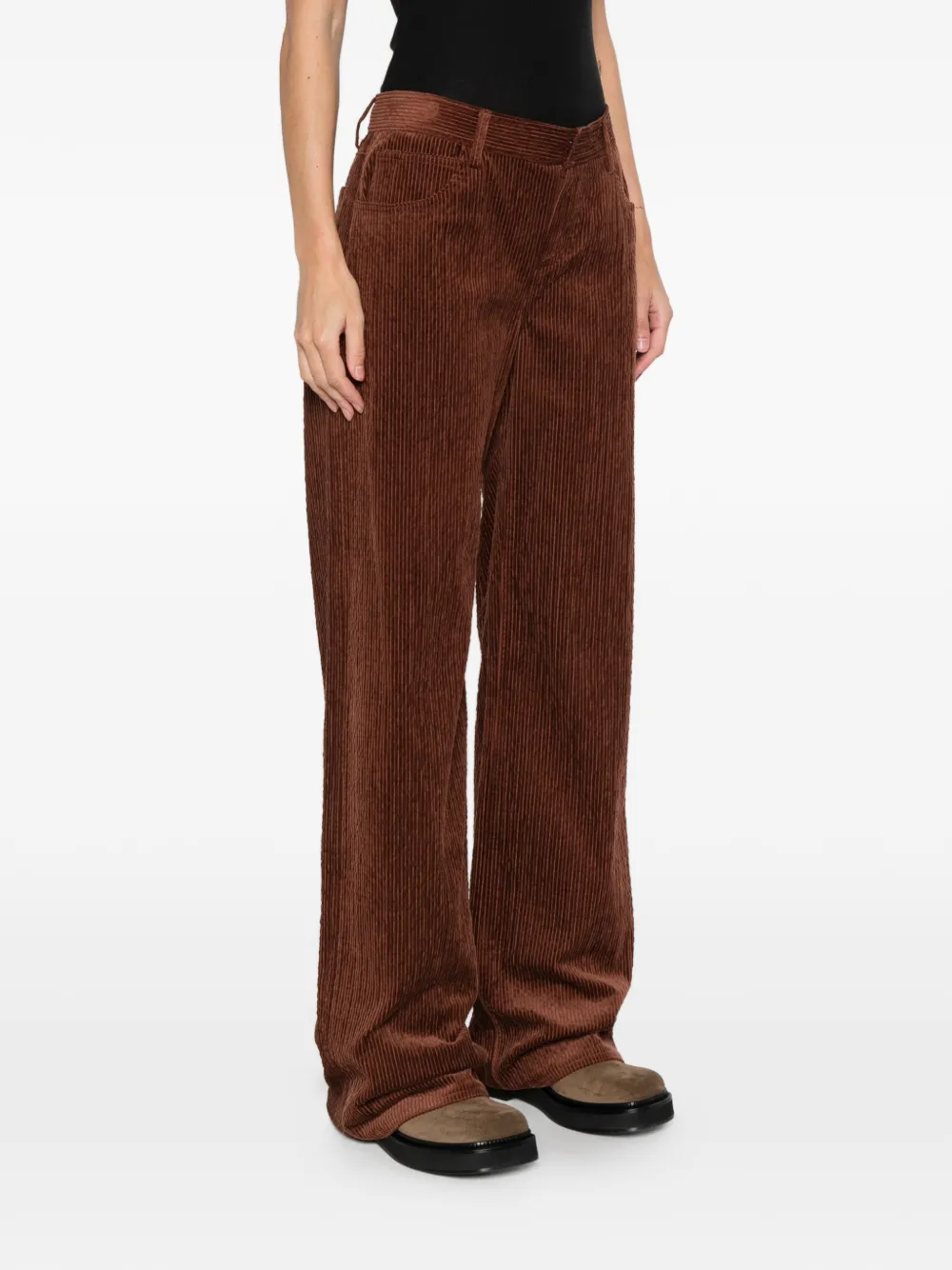  Magda Butrym Corduroy Trousers - Brown 