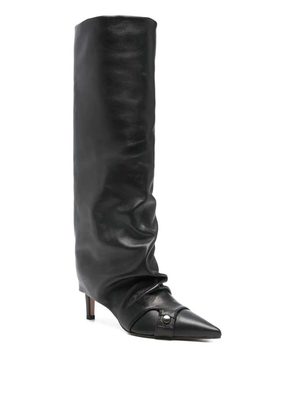 The Seller panelled boots Zwart