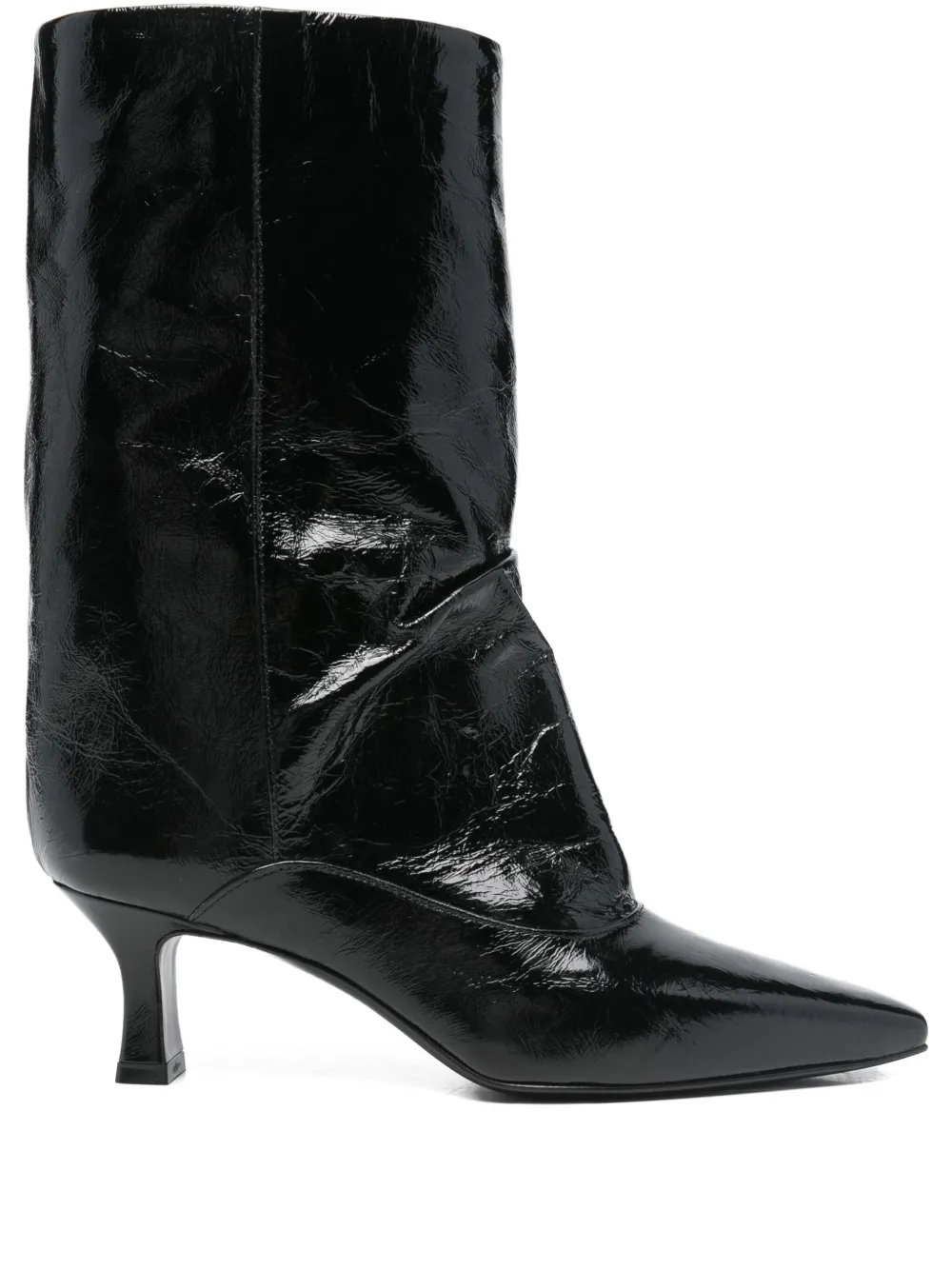 The Seller leather boots Zwart