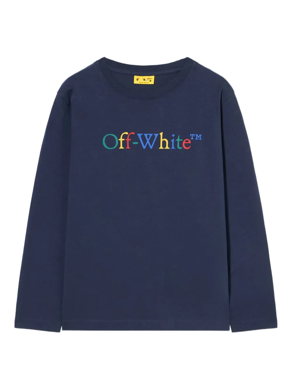 Off-White Kids Arrow Ruler long-sleeve T-shirt - Blu
