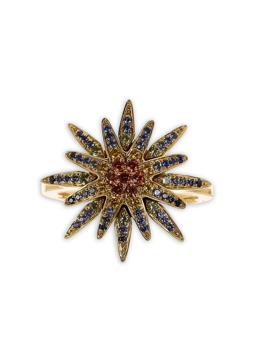 Lisa Nik anillo Multi Star en oro amarillo de 18kt con zafiro | dorado | Image 1