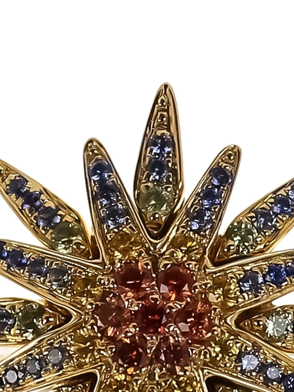 Lisa Nik anillo Multi Star en oro amarillo de 18kt con zafiro | Image 2