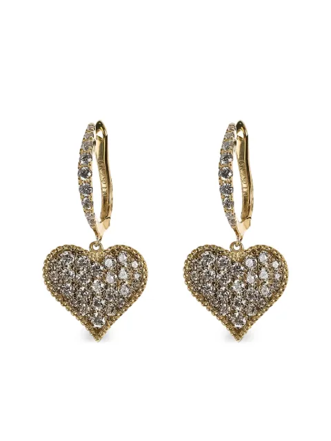 Lisa Nik créoles en or 18ct serties de diamant