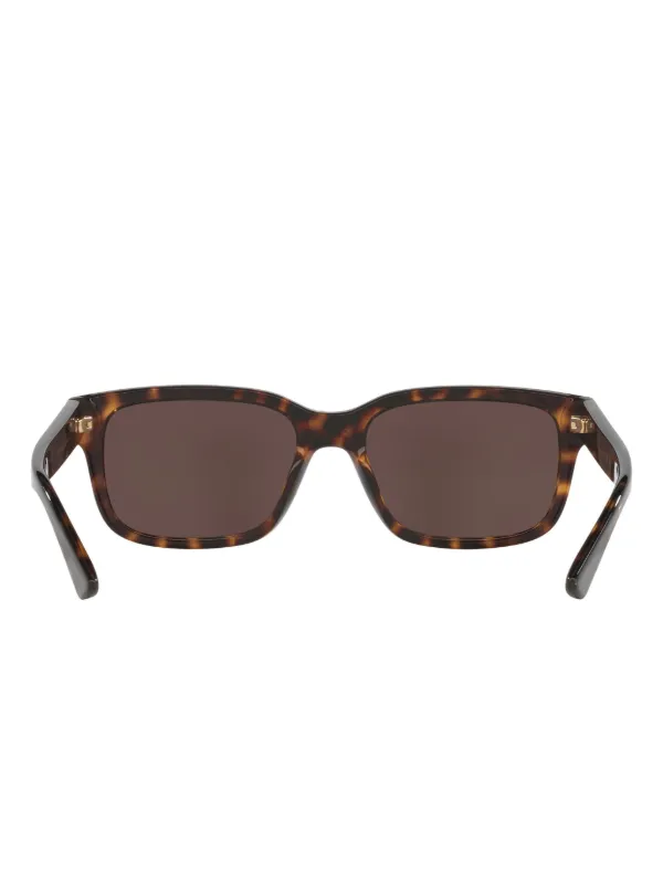 Gucci Eyewear rectangle-frame Sunglasses | Brown | FARFETCH