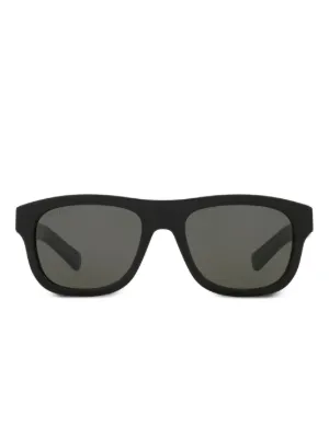 Gucci Eyewear GC002289 rectangle-frame Sunglasses | Black | FARFETCH