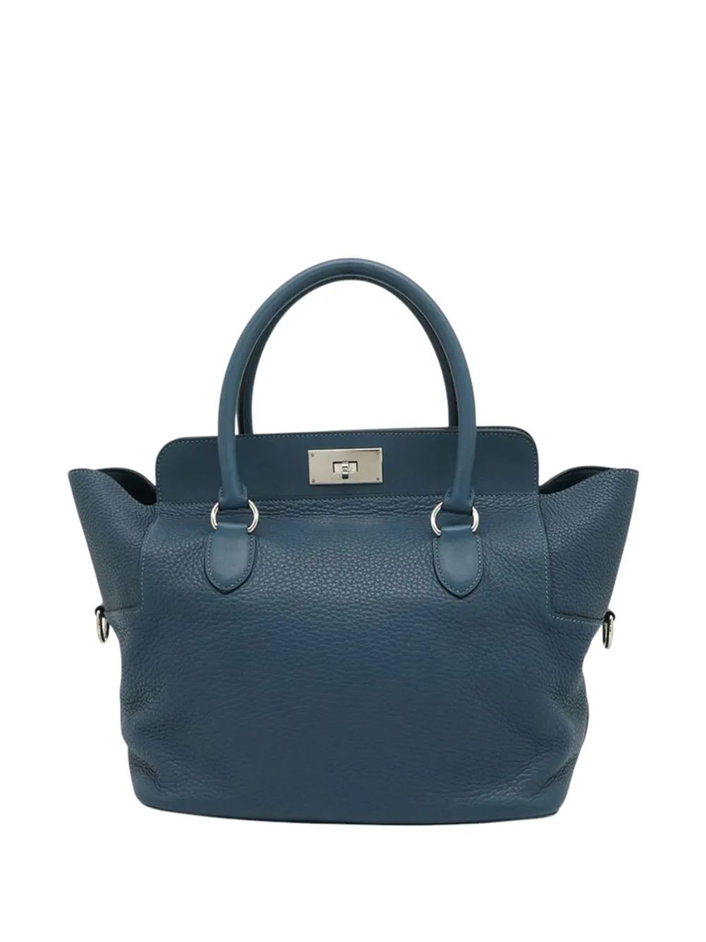 Hermès Pre-Owned bolsa satchel Clemence Toolbox 26 2015 | azul | Image 1