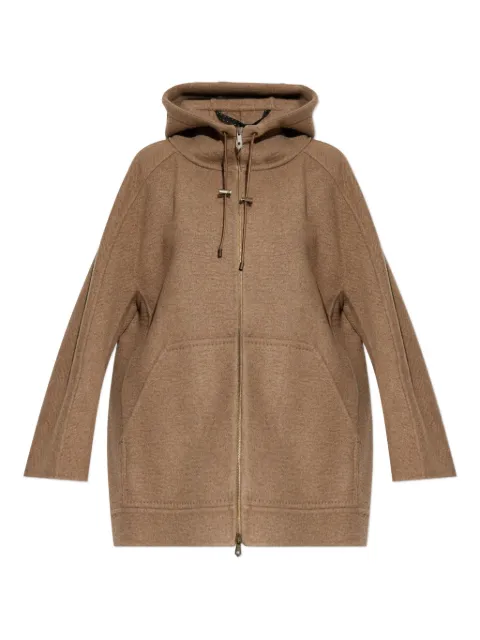 Max Mara Gradi hooded zip jacket