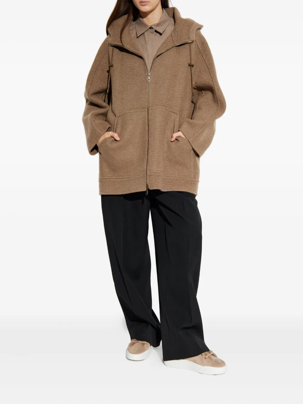 Max Mara veste zippée Gradi à capuche | Vestes oversize | Image 2