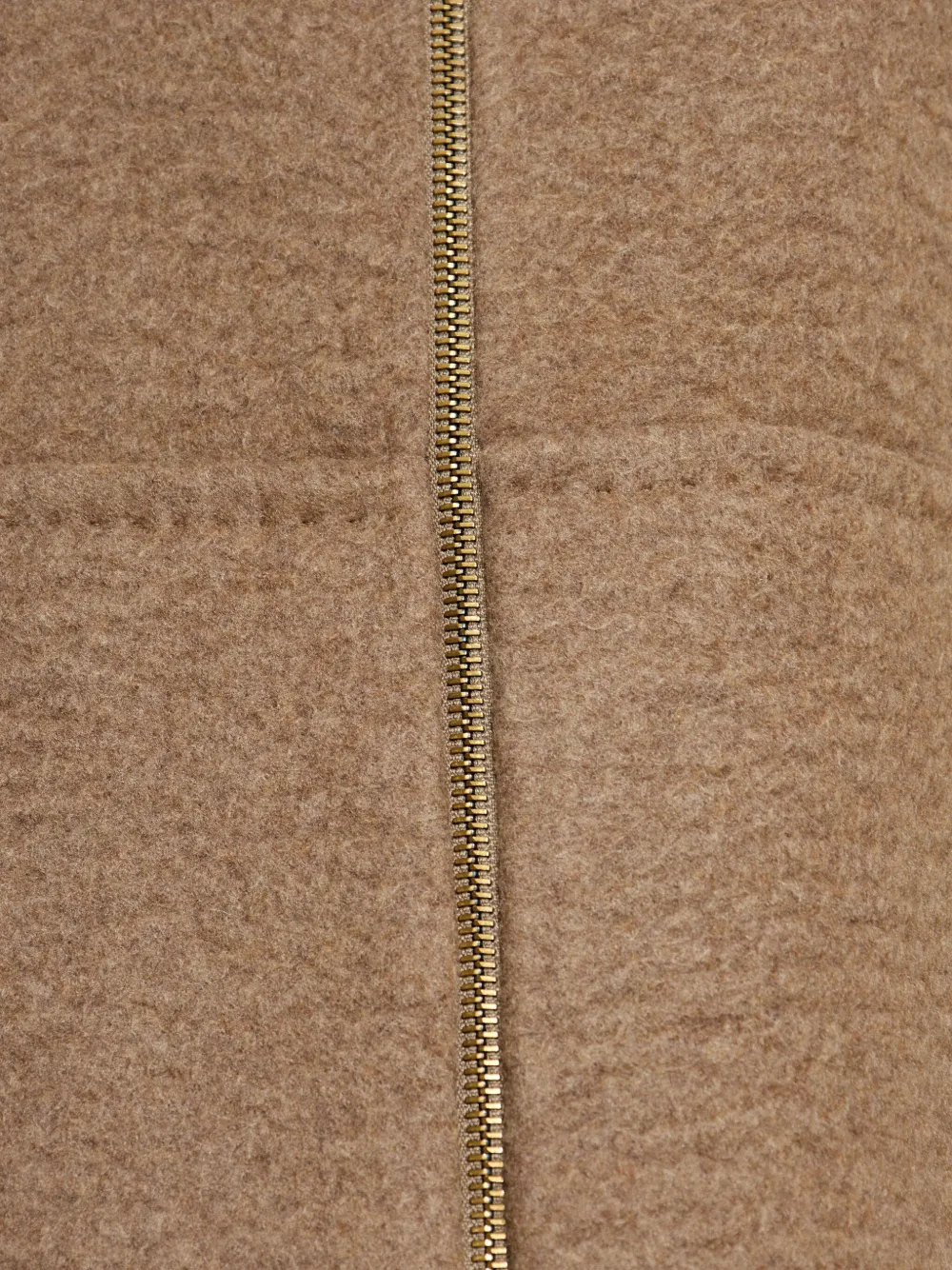 Max Mara Hooded Coat With Drawstring And Pockets In Brown