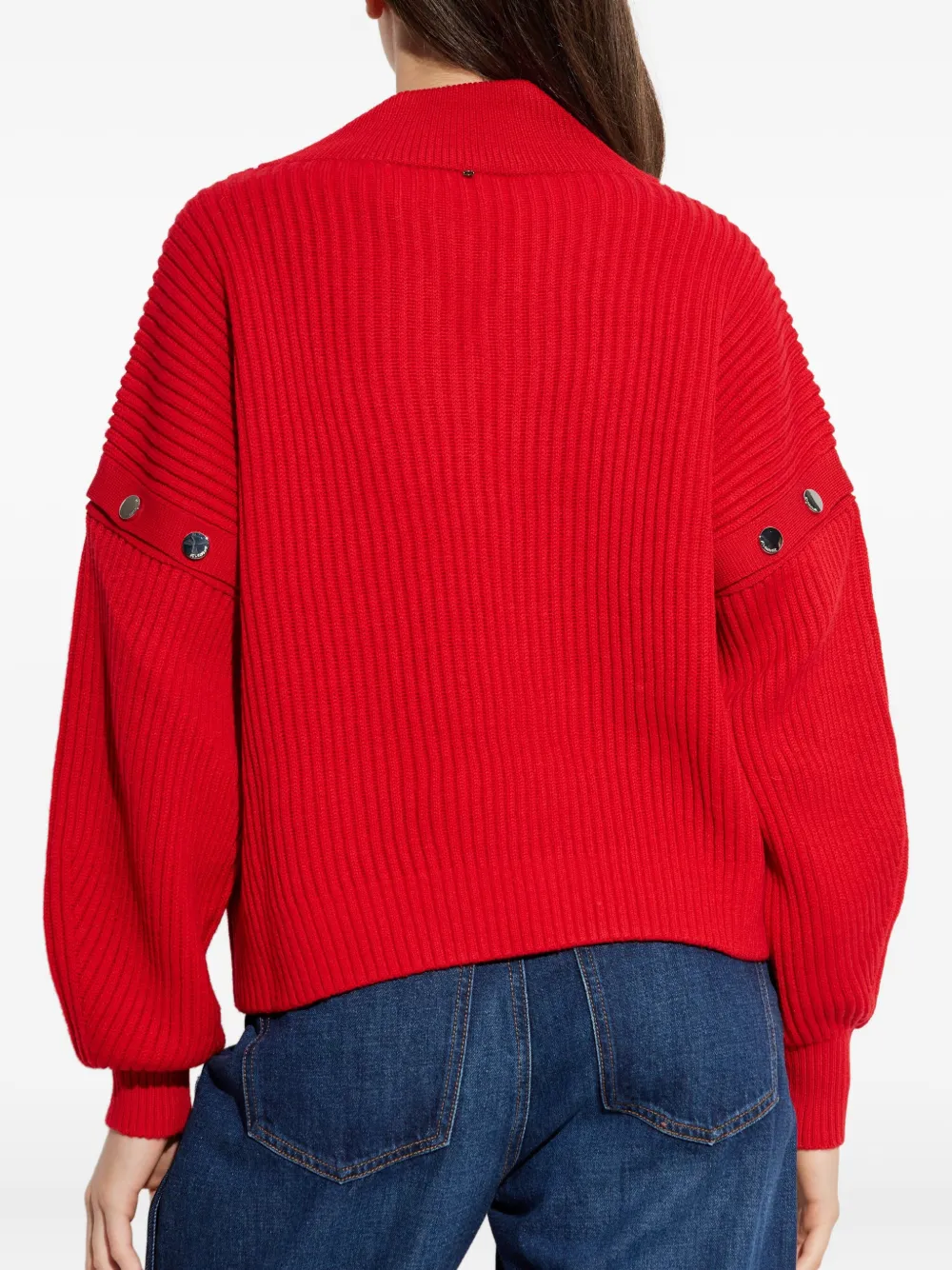 Sportmax Trui met afneembare mouwen Rood