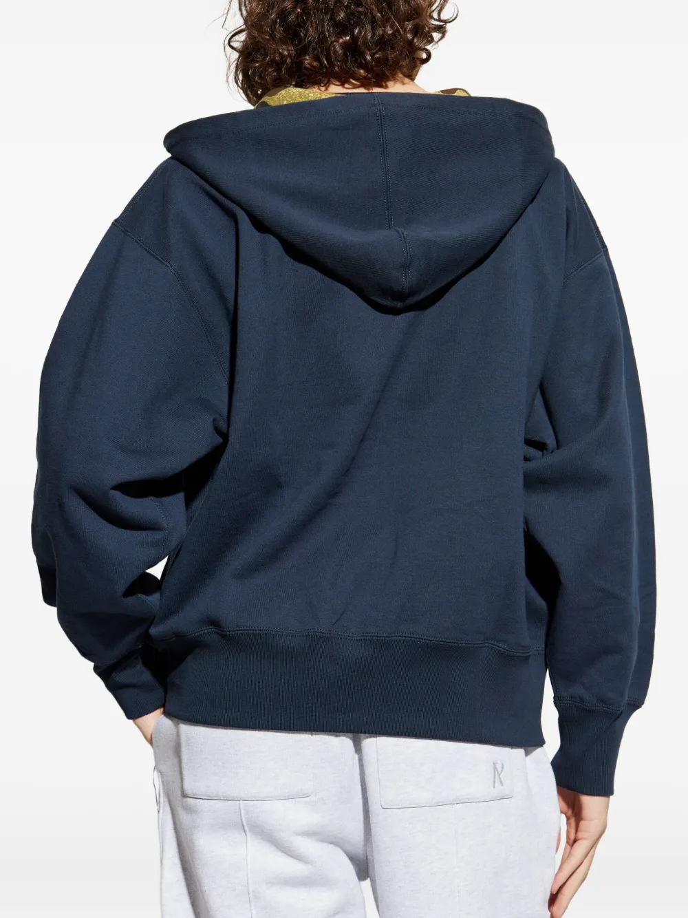 A BATHING APE Double Face katoenen hoodie Blauw